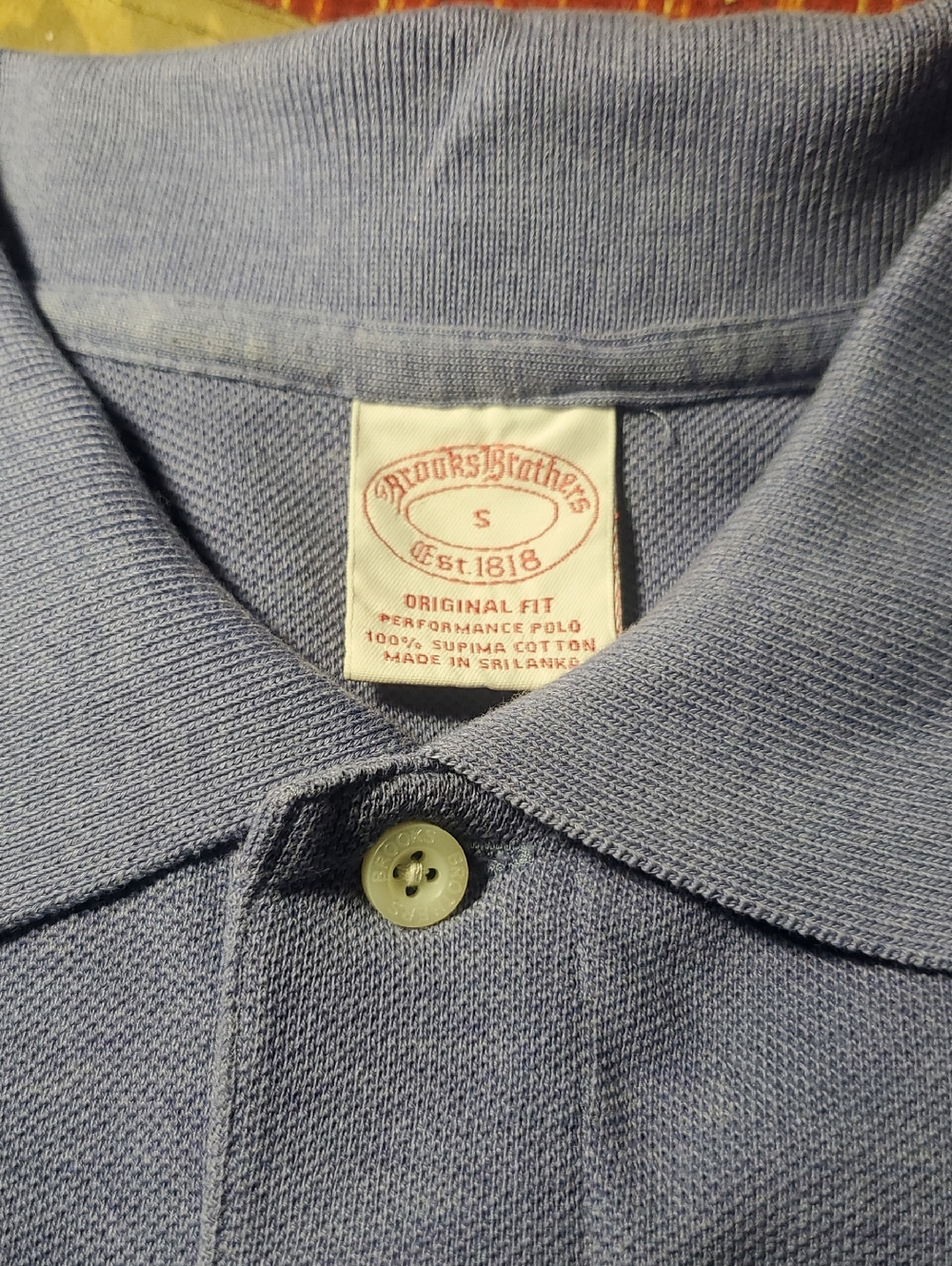 Brooks Brothers Light Blue Original Fit Polo Shirt